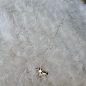 sterling silver daschuand necklace